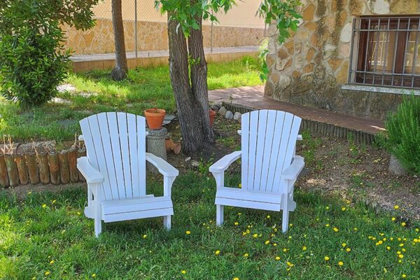 butacas de jardin carpinteria artesana en el casar toledo