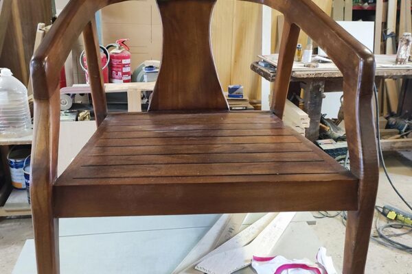 carpinteria raul pinto sillon de madera a medida
