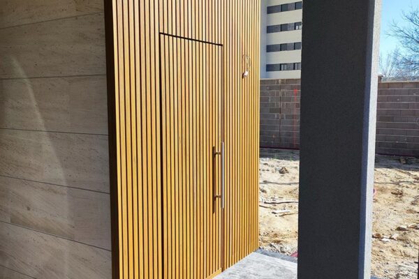 pared forrada de madera a medida carpinteria talavera de la reina